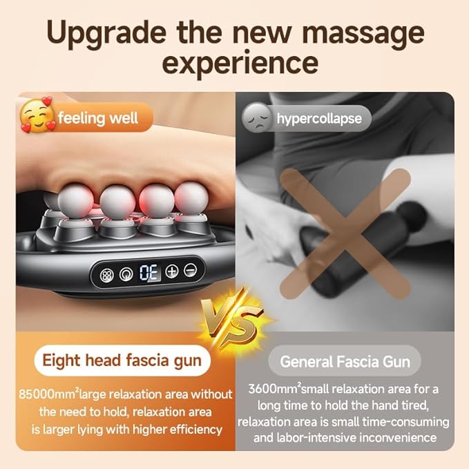 8-Head Massage Gun