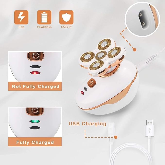 Multifunction 4D Electric Shaver 5 In 1 Men's Razor Beard Shaving Machine Trimmer Clipper Hair Cutting Removal Machine Barber