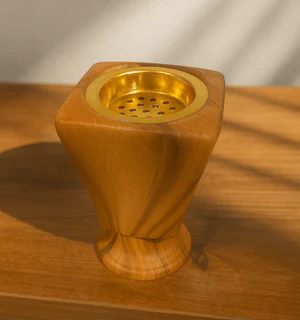 Square Wooden Bakhoor Holder