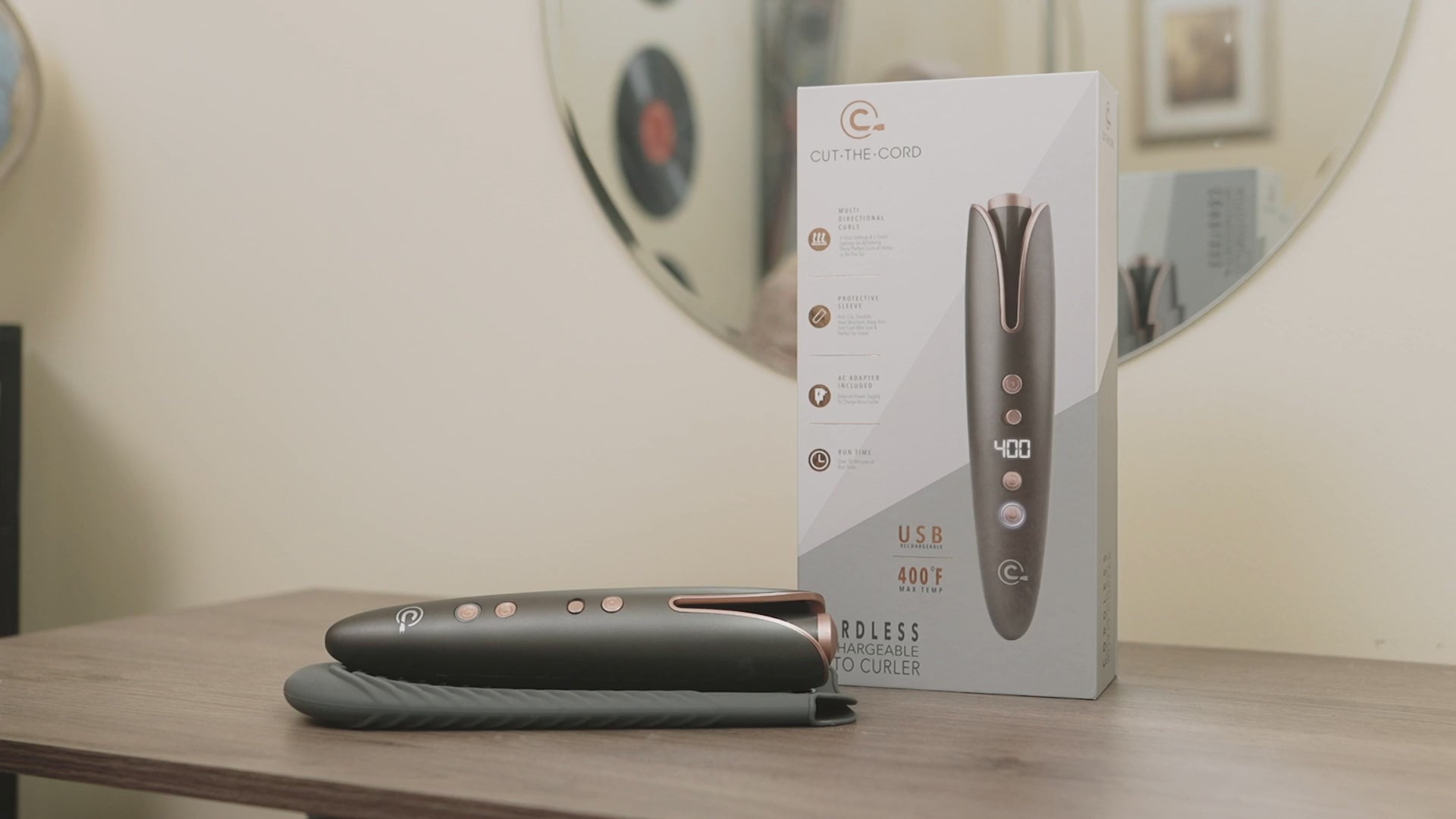 Cordless Auto Hair Curler ©